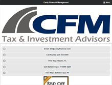 Tablet Screenshot of cantyfinancial.com